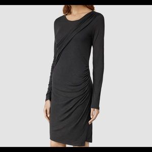 Allsaints tundra sleeve dress